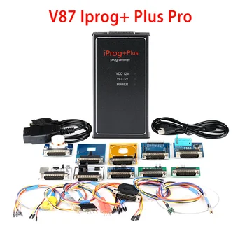 Iprog+IPROG Pro V87 Pilnas Komplektas EKIU Raktas Programuotojas Iprog+ Eeprom IMMO Automobilio Radijo oro Pagalvė iš Naujo Skydelio Kilometro DIGIPROG 3 Carprog 3
