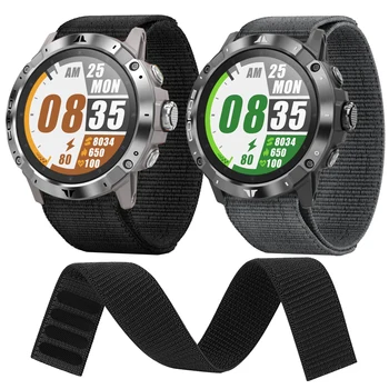 Sporto Pakeitimo Watchband Už COROS VERTIX 2 VERTIX Smart Watch Band Hook & Loop Megztos Nailono Diržas Apyrankė Priedai
