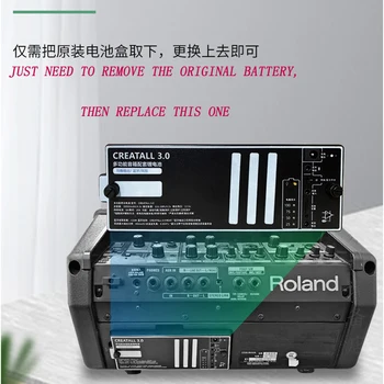 Ličio Atsarginės Baterijos Energijos Banko PRO Roland Cube Street EX Gitaros Stiprintuvo Garsiakalbiu AC33 BA330 KC110 Įkrovimo 30000MAH
