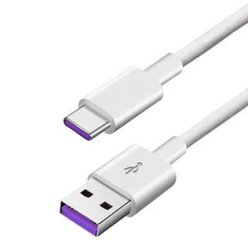 USB Tipas-C Duomenų ir Įkrovos Kabelis 5A Apkrauna C Tipo Kroviklio Laidą 