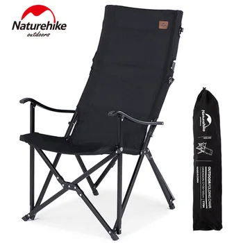 Naturehike Kempingas Kėdės, Sulankstomos, Kėdės Ultralight Turizmo Kėdė Atsipalaiduoti Iškylą Kėdės Paplūdimio Kėdės su Atlošais Žvejybos Kėdė