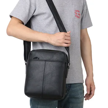 Pečių maišą vyrų maišelį pirmas sluoksnis karvės odos odos maišas verslo atsitiktinis paprastu būdu krepšys krepšys vyrų krepšys