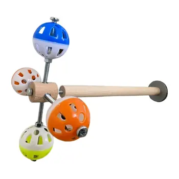 Papūga Žaislus, Spalvingas Tuščiavidures Bell Žaislas Papūgos Naminių Paukščių Papūga Kramtomoji Mokymo Žaislai Sukasi Kamuolys, Žaislai Budgies