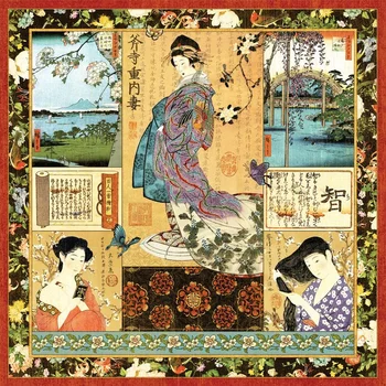 Japonų Kimono Mergina Kinijos Cheongsa Lipdukai Amatų Ir Scrapbooking lipdukai vaikams, žaislai, knygos, Dekoratyvinis lipdukas 