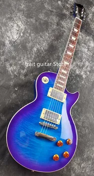Elektrinė gitara, Custom Shop 1960 Standartas Išsiimti, Mėlynių spalvos, geros tigras modelis