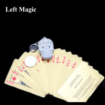 Kaukolė Rasti Kortos, Magijos Triukų Kaukolė Pranašystė Paieškos Kortų Magija Rekvizitai Close-Up Card Magic Priedai C2091