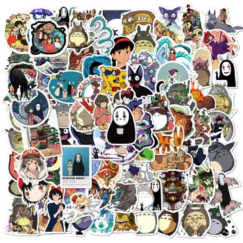 10/30/50/100vnt Japonų Anime Lipdukai Ghibli Hayao Miyazaki Totoro Atkakli Toli Princesė Mononoke KiKi Kanceliarinės prekės Lipdukas