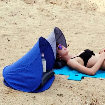 Mini Palapinė Beach Sun Pastogę Mažas Pop-Up Veido Palapinė skėtį nuo saulės Vėjo, Saulės Prieglaudos Mini Pop-up Palapinės Šunų Kačių, Smulkių Naminių gyvūnų