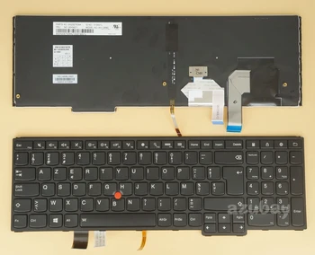 Belgijos AZERTY Klaviatūra Lenovo Thinkpad Jogos 15 ( Tipo 20DQ 20DR), 00HW656, 00HN271, Apšvietimu
