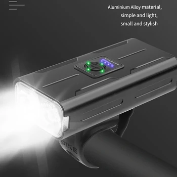 2022 Naujų Dviračių Šviesos Žibintas, Dviračio priekinis žibintas Galia Žibintuvėlis Rankenos USB Įkrovimo MTB Kelių Ultralight Dviračių Išryškinti