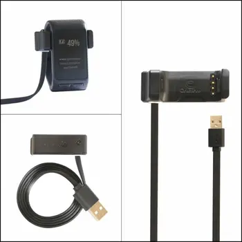 USB Duomenų Kabelis, Kraunama Cardle Kroviklis ir USB Duomenų Kabelį Pakeisti garmin Vivoactive HR Širdies ritmo Monitorius GPS Smart