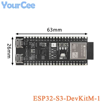 ESP32-DevKitM ESP32-S3-DevKitM-1 Plėtros Taryba Modulis ESP32 ESP32-S3-MINI-1 D2N8 Dual Core Ws WiFi Bevielio ryšio MCU Modulis