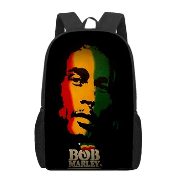 Bob Marley Vyrų Kuprinė Vaikams Kuprinės Berniukų Mokyklos Maišeliai Paauglių Kasdien Bagpack Knygos Maišelį Paketai Bookbag 1