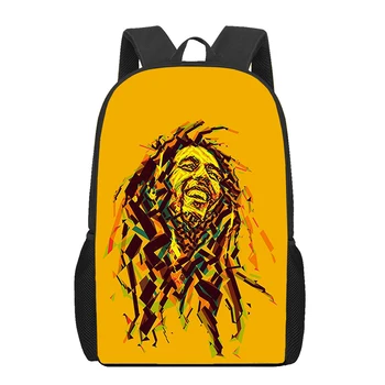 Bob Marley Vyrų Kuprinė Vaikams Kuprinės Berniukų Mokyklos Maišeliai Paauglių Kasdien Bagpack Knygos Maišelį Paketai Bookbag 2