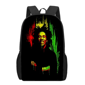 Bob Marley Vyrų Kuprinė Vaikams Kuprinės Berniukų Mokyklos Maišeliai Paauglių Kasdien Bagpack Knygos Maišelį Paketai Bookbag 3