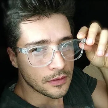 Retro vyrų Skaidrūs akiniai aišku, lęšiai PC Comotuer Aikštėje akinių rėmeliai moterų skaitymo akiniai vyrų Akinių N181