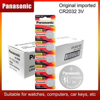 Panasonic Originalus CR2032 DL2032 ECR2032 BR2032 2032 CR 2032 3V Ličio Mygtuką ląstelių Monetos Baterija Ilgai Laikrodžiai