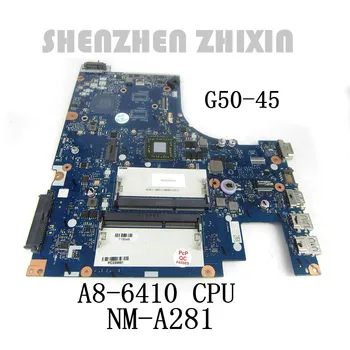 yourui Lenovo G50 G50-45 Nešiojamas Plokštė A8-6410 CPU ACLU5 AULU6 NM-A281 REV:1.0 DDR3 PAGRINDINĖ plokštė Visiškai išbandytas