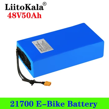 Nauja LiitoKala 48V 50Ah Elektrinis Dviratis 21700 13S10P Ličio Baterija už 1000W 1500W 2000W 2500W 20A 50A 30A BMS E-Bike