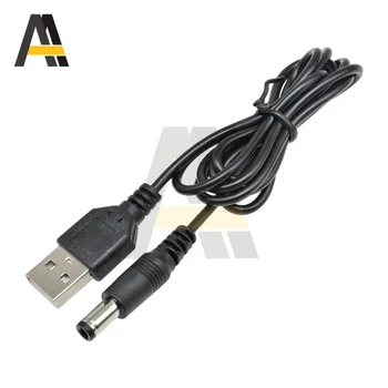 USB 2.0 į DC Maitinimo Jungties Adapterio Kabelį 5.5 X2.1mm 5.5X2.1 Mini USB Jungties Adapterio Kabelis, Maitinimo Laidas Linija 80CM