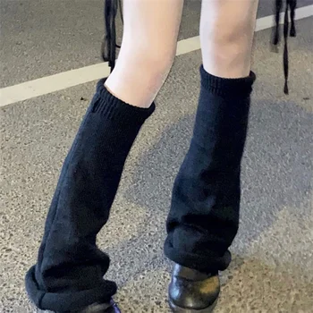 Žiemą Kojų Šildytuvus Moterų Sudegintasis Kojų Šildytuvus Žiemos Prarasti Įkrovos Gyvulių Mergina Vienodus Megztinius Mielas Knee-High Kojų Šildytuvus 1