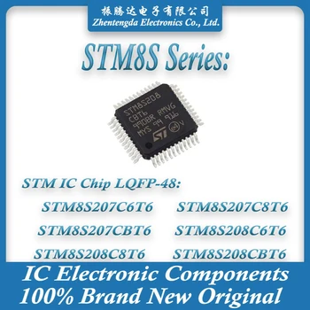STM8S207C6T6 STM8S207C8T6 STM8S207CBT6 STM8S208C6T6 STM8S208C8T6 STM8S208CBT6 STM8S207 STM8S208 STM8 STM IC MCU Chip LQFP-48