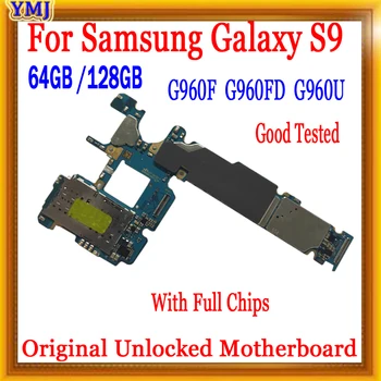 Pagrindinis Logika valdybos Samsung Galaxy S9 PLUS G965U G965F G965FD G960F G960FD G960U Plokštė Su Lustų Originalus, Atrakinta Plokštė