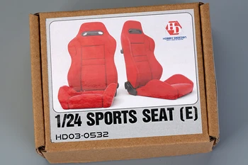 Hobis Dizaino 1/24 Sportinės Sėdynės (E) (Derva+Lipdukai) HD03-0532 Modelio Automobilių Modifikacijų Hand Made Modelis