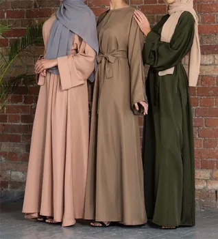 Derliaus Musulmonų Abaja Suknelė Moterims Slim Fit Mroccan Kafan Maxi Hijab Suknelės Islamo Drabužių Musulman Ansambliai Djellaba Jilbab
