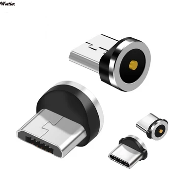 Magnetinio Kabelio Kištuko Tipas C Micro USB C Žvakės Greito Įkrovimo Adapteris Telefono 