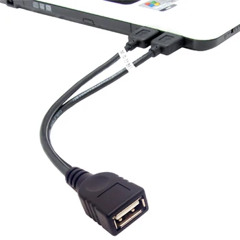 Zihan BK USB 2.0 Moterų A Dual Vyrų Papildomos Galios Duomenų Y Laidas 2.5