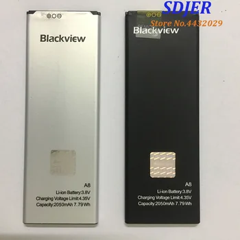 100% Naujas Blackview A8 Baterijos Pakeitimo 2050mAh Li-ion Atsarginę Bateriją Blackview A8 Išmaniųjų Telefonų
