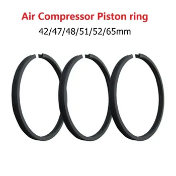 3Pcs Oro Kompresorius Stūmoklinis Žiedas, Įskaitant 2vnt Likutis Žiedas+1pcs Sandarinimo Žiedas Pneumatinės Dalių Cilindro Pakeitimas