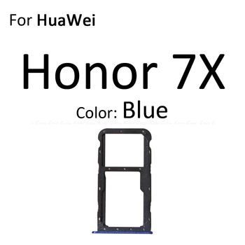 Sim Kortelės Plokštelės Laikiklį, Adapteris Micro SD Reader Lizdo Jungties Lizdas HuaWei Honor 7X 7S GR5 2017 Remontas, Dalys 2