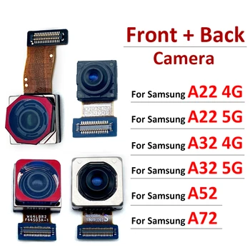 Originalus Samsung Galaxy A52 A72 A22 A32 A42 4G 5G Priekiniai Pagrindinis Atgal Galinio vaizdo Kamera Flex Kabelis Modulis Juostelė Flex Kabelis