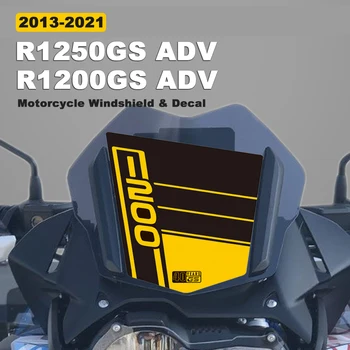 Motociklo priekinis Stiklas, Pilkas Stiklas Lipdukas R1200GS Adventure LC BMW R1250GS R1250 R1200 R 1250 1200 GS ADV 2013-2021 2020 m.